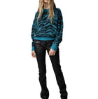 Zadig & Voltaire Rita Tiger Mohair-Blend Sweater