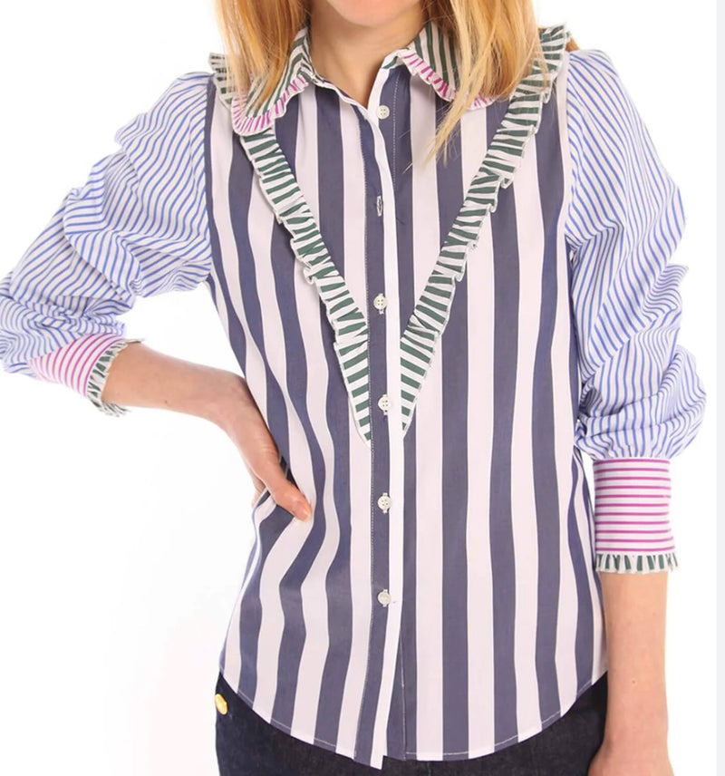 Vilagallo Zalira Stripe Blouse