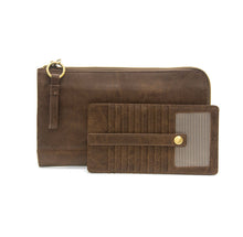 Joy Susan Karina Convertible Wristlet & Wallet - Walnut