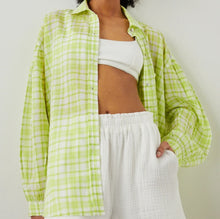 Rails Janae Shirt - Lime Plaid