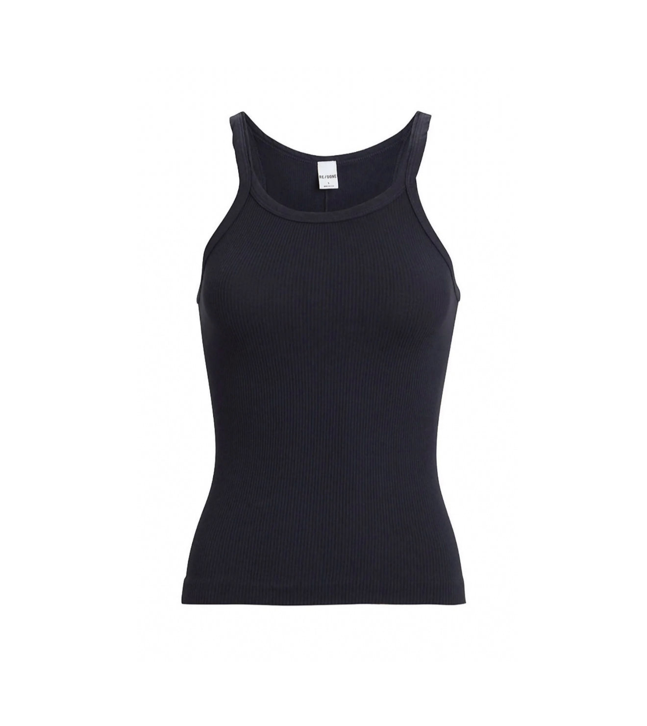 Re/Done Hanes Ribbed Tank - Navy