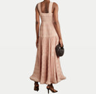 Jonathan Simkhai Celleste Plissé-Poplin Dress - Blush