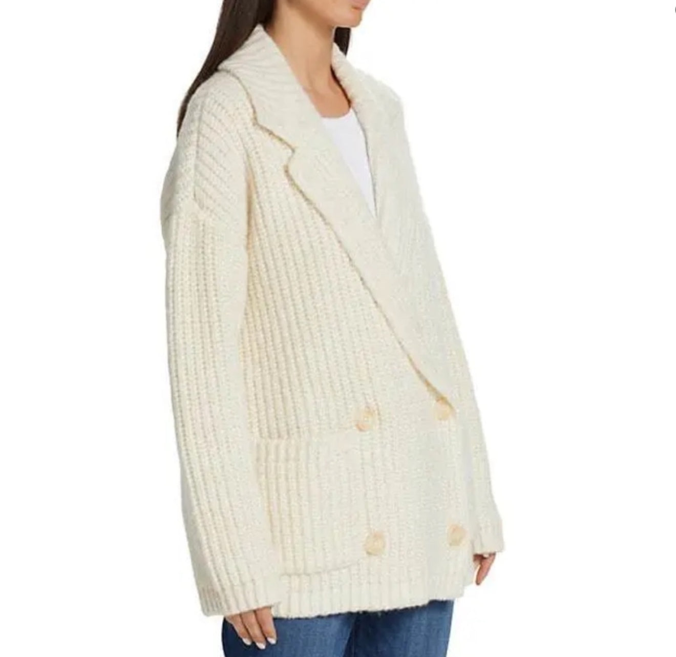 dh New York Piper Cardigan - Winter White Marled