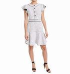 Shoshanna Connie Dress - Winter White/Jet
