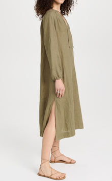 James Perse Lightweight Linen Dress - Cashew