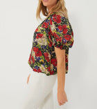 The Great. The Ponder Top - Hidden Garden Floral