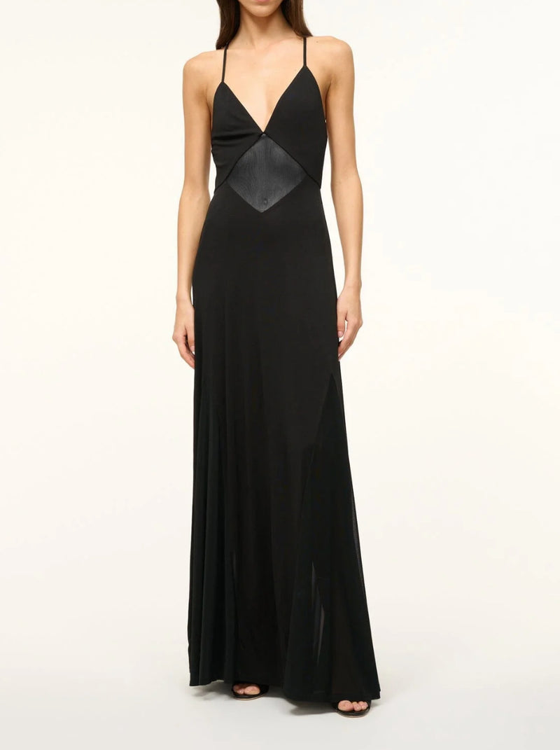 STAUD Fleur Dress - Black