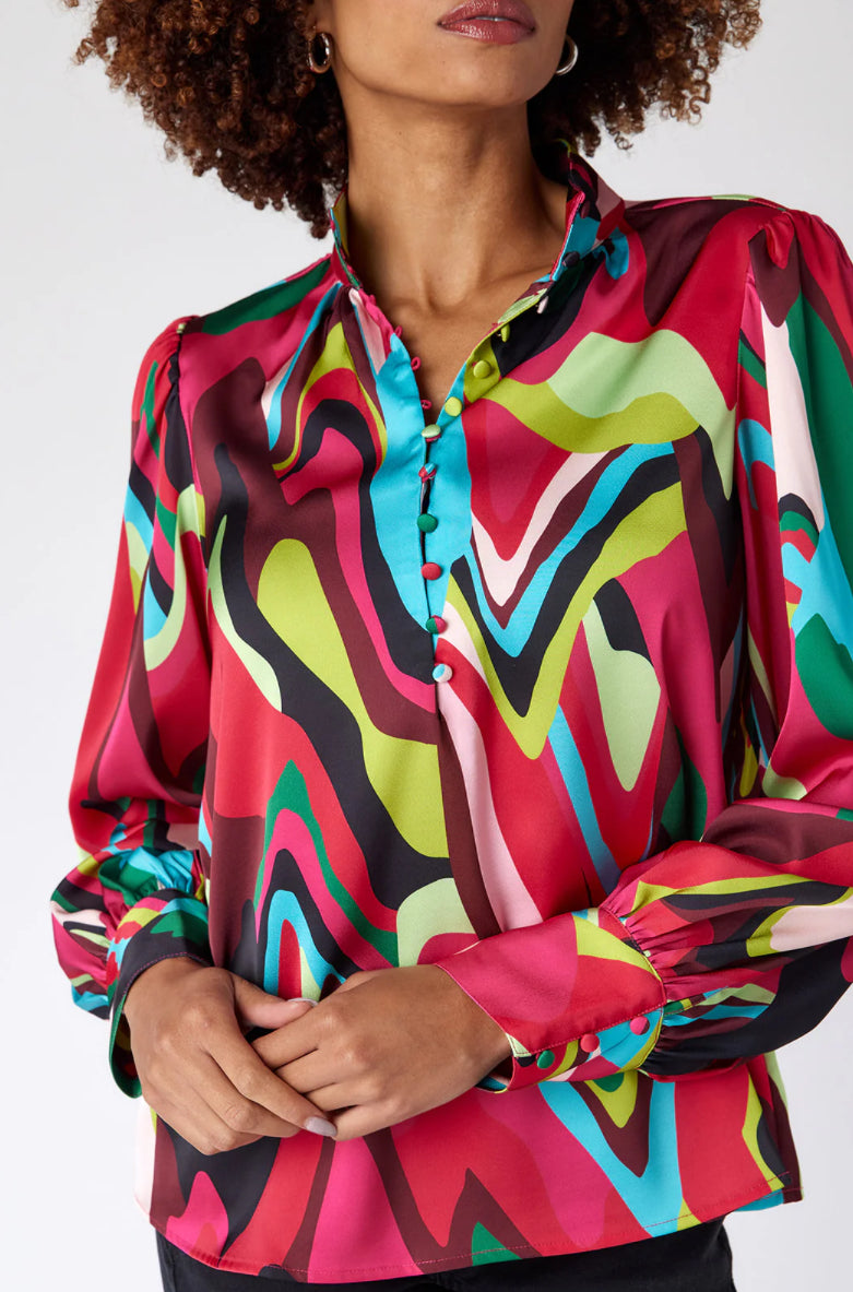 Crosby By Mollie Burch Leland Blouse - Holidazed