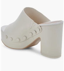 Dolce Vita Emol Platform Sandals - Ivory Leather