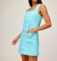 Fifteen Twenty Karina Linen Dress - Caribbean