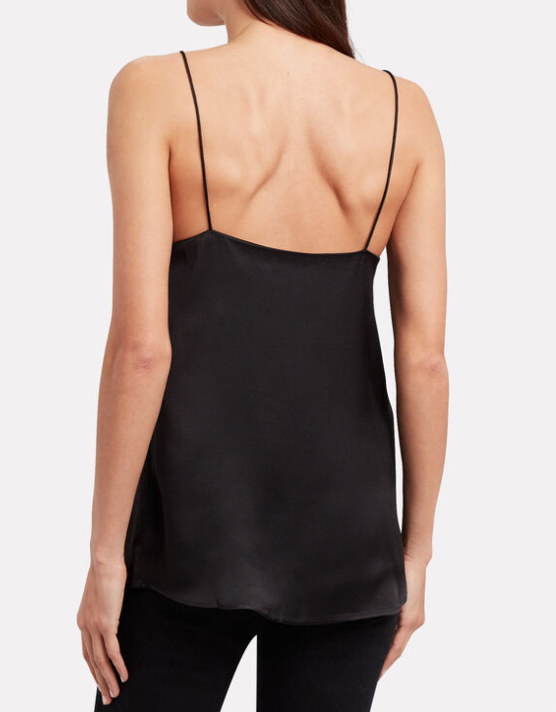 Anine Bing Belle Silk Camisole - Black