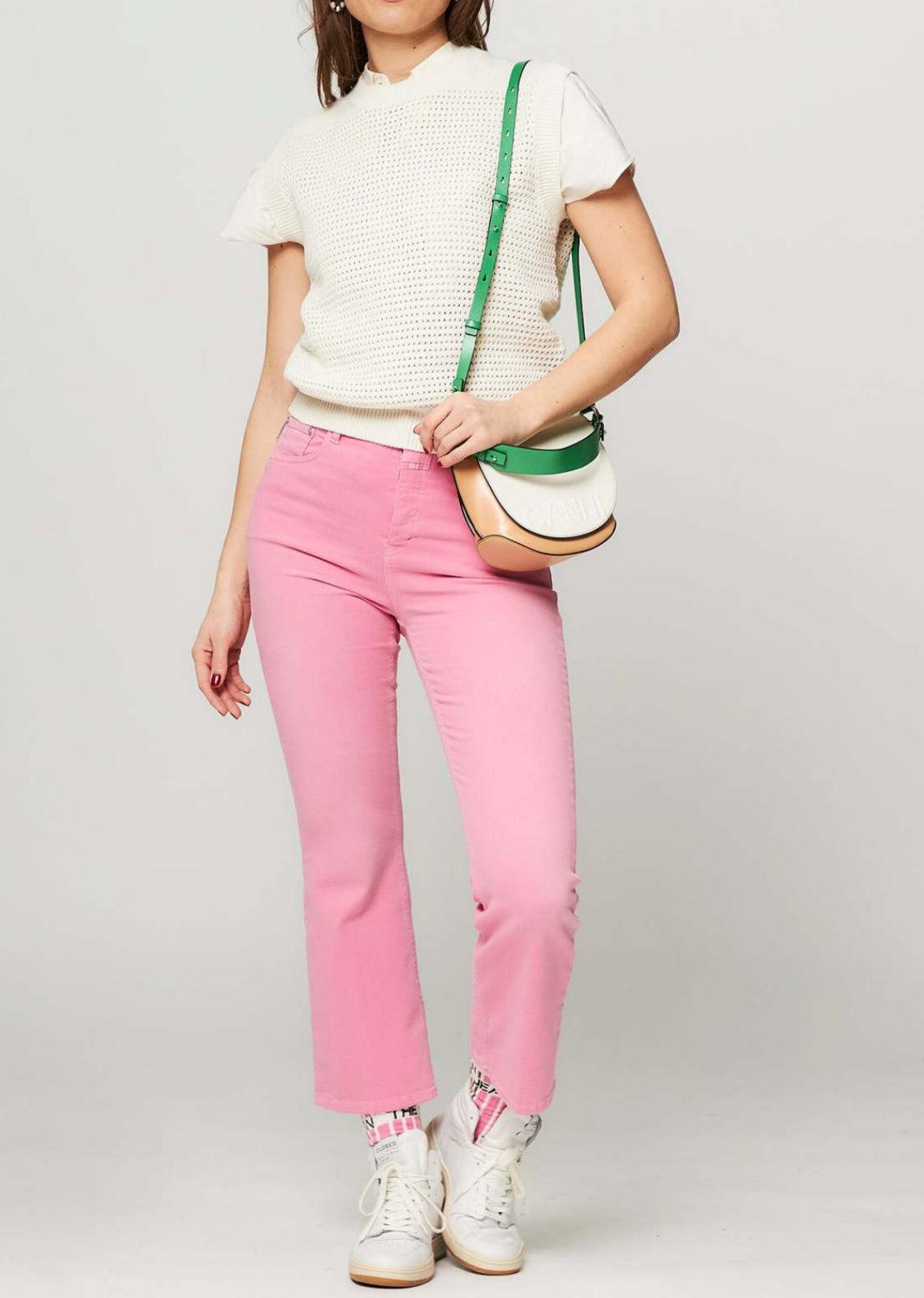 Closed Hi Sun Flare Jeans - Pink Lillies