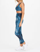 The Upside Tie Dye Python Midi Dance Pant - Jewel