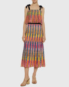 Saloni Diana Pleated Skirt - Uzbek Ikat