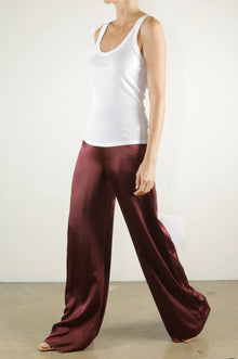 Pharaoh Vintage Satin Leandra Pant - Fig