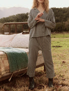 The Great. The Pajama Pant - Horizon Stripe