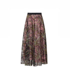 Psophía Sparkling Tulle Skirt - Mauve