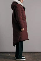 rag & bone Rae Nylon Puffer Coat - Deep Purple