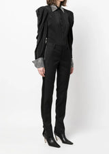Zadig & Voltaire Size Stripe Tailored Trousers - Noir