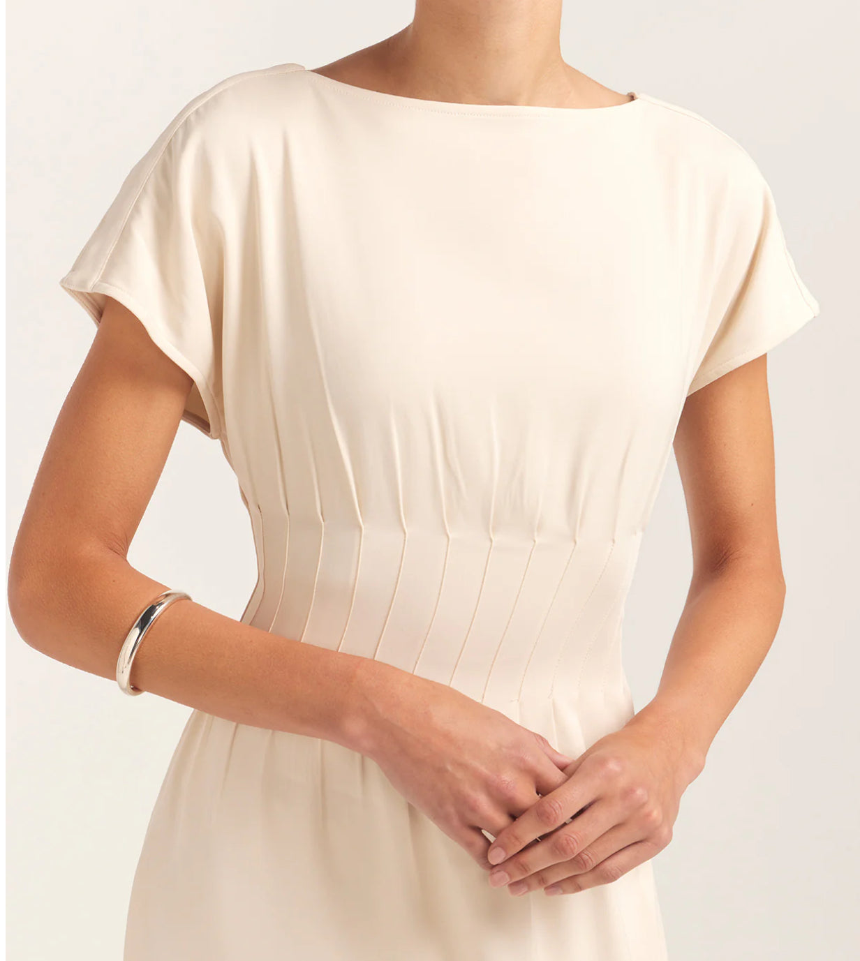 Solid & Striped The Greer Shaped Waist Dress - Clay