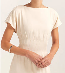 Solid & Striped The Greer Shaped Waist Dress - Clay