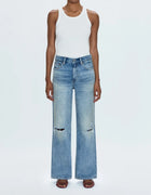 Pistola Hendrix High Rise Baggy Jean - Apprentice Distresse