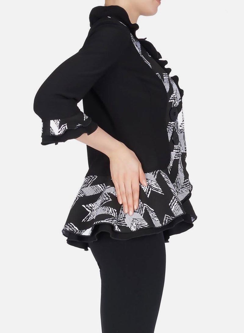 Joseph Ribkoff Frill Detail Jacket