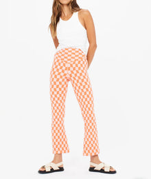 The Upside Yosemite Thia Flare Pant - Nectarine Petal