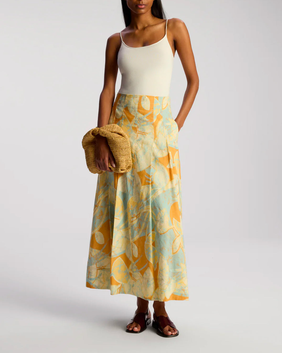 A.L.C. Isabel Sea Glass Eve Skirt