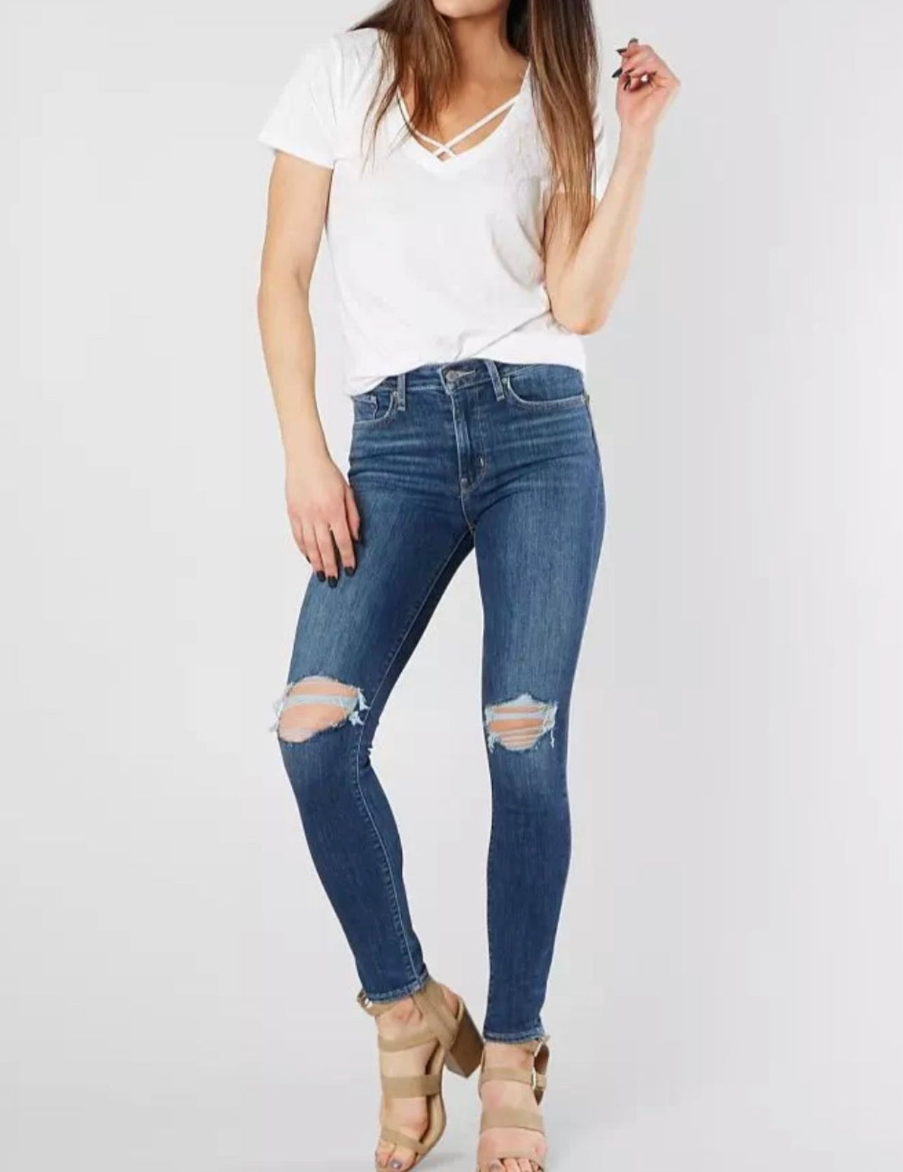 Levi's Premium 721 High Rise Skinny  - Indigo Luna