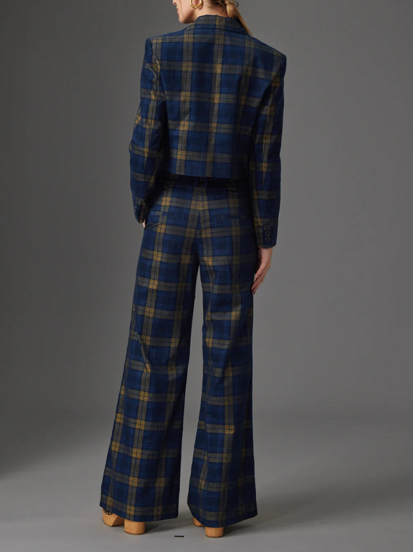 Gilner Farrar Presley Jacket - Blue Plaid