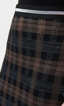 Joseph Ribkoff Plaid Print Pencil Skirt