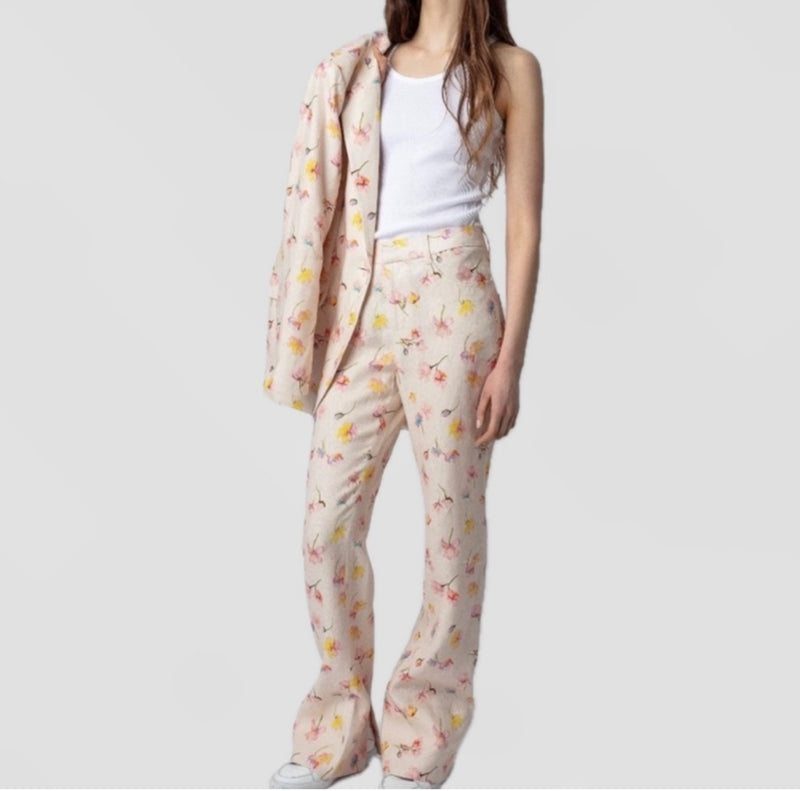 Zadig & Voltaire Pistol Courtney Linen Slit Pants