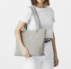 Hammitt ANDERSON Tote - Grey Natural/Brushed Gold