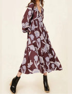 Omika Ravenna Midi Dress - Maira Bordeux