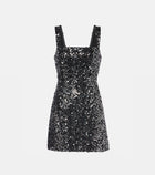 SIMKHAI Benson Sequined Dress - Black