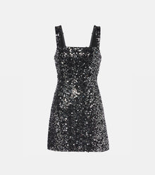 SIMKHAI Benson Sequined Dress - Black