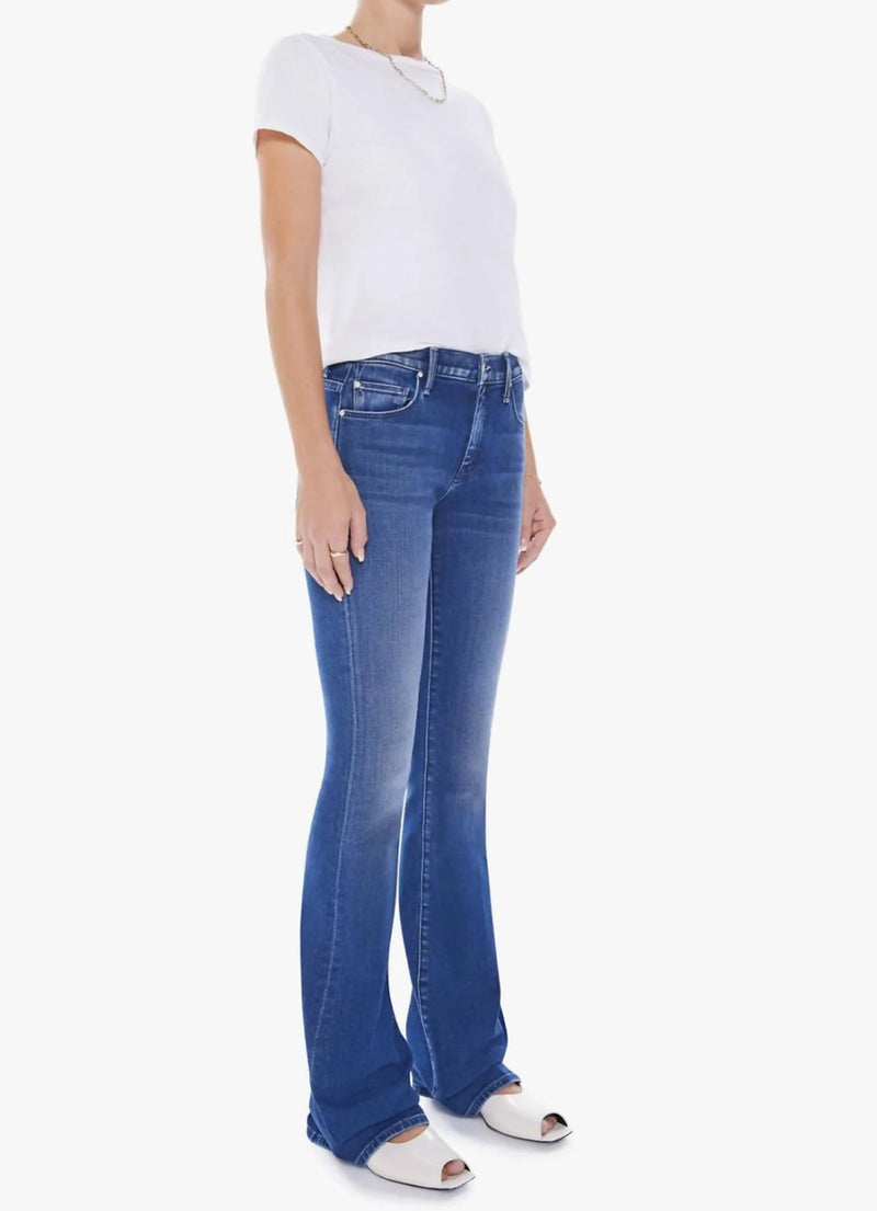 MOTHER Down Low Weekender Heel Jeans - High Tide