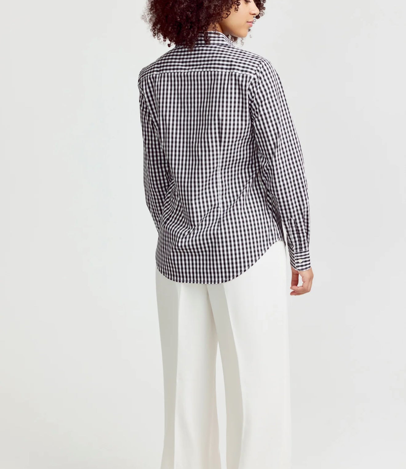 The Shirt by Rochelle Behrens The Icon Shirt in Large Check - Black