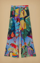 Farm Rio Tropical Scenario Pants - Multi