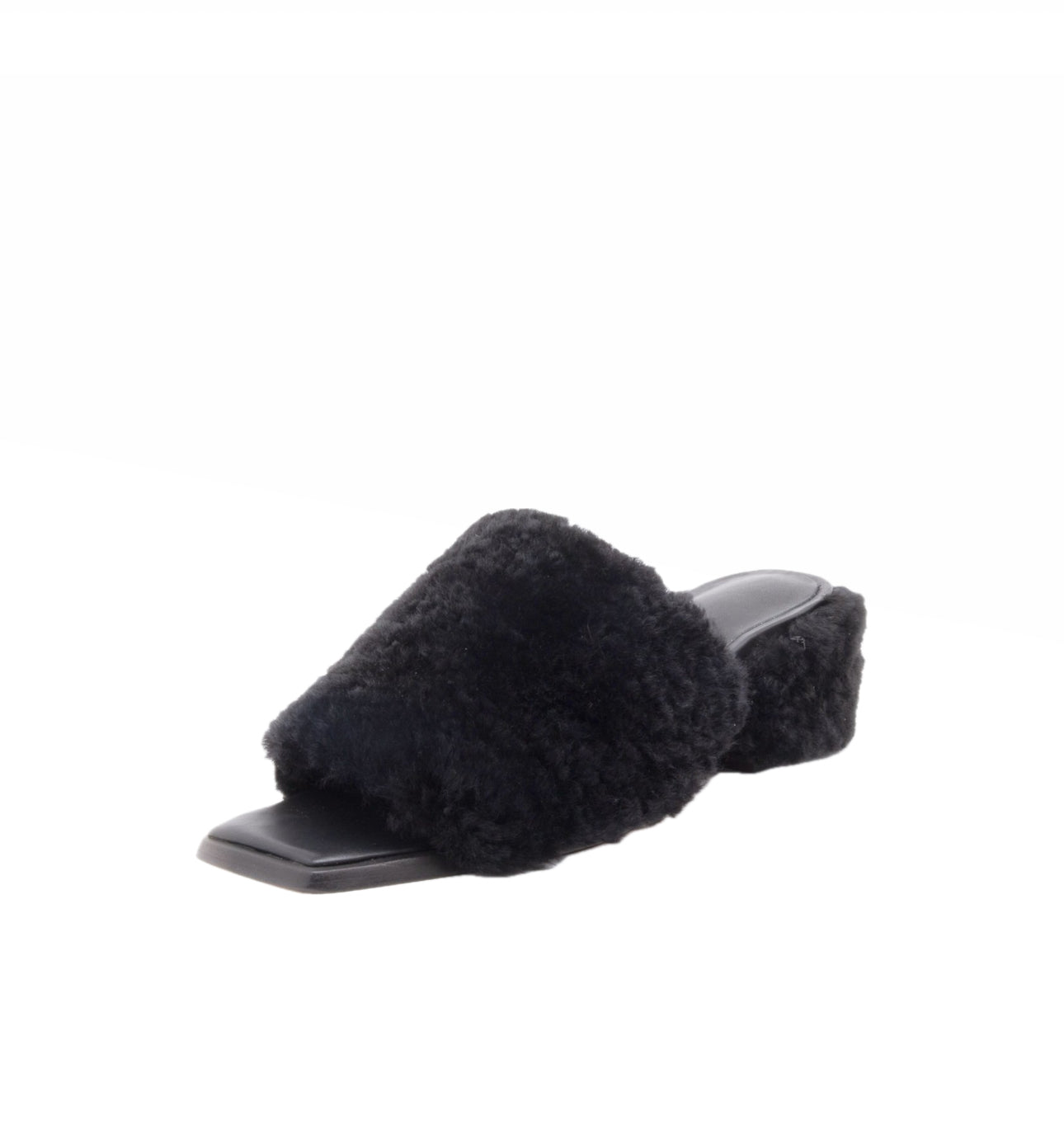 WAL & PAI Itasca Shearling Mule - Black