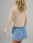 LNA Jo Chambray Short - Faded Blue