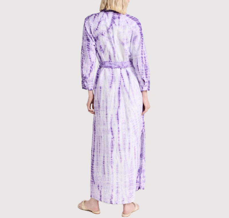 L’Agence Cameron Long Shirt Dress - Orchid Bamboo