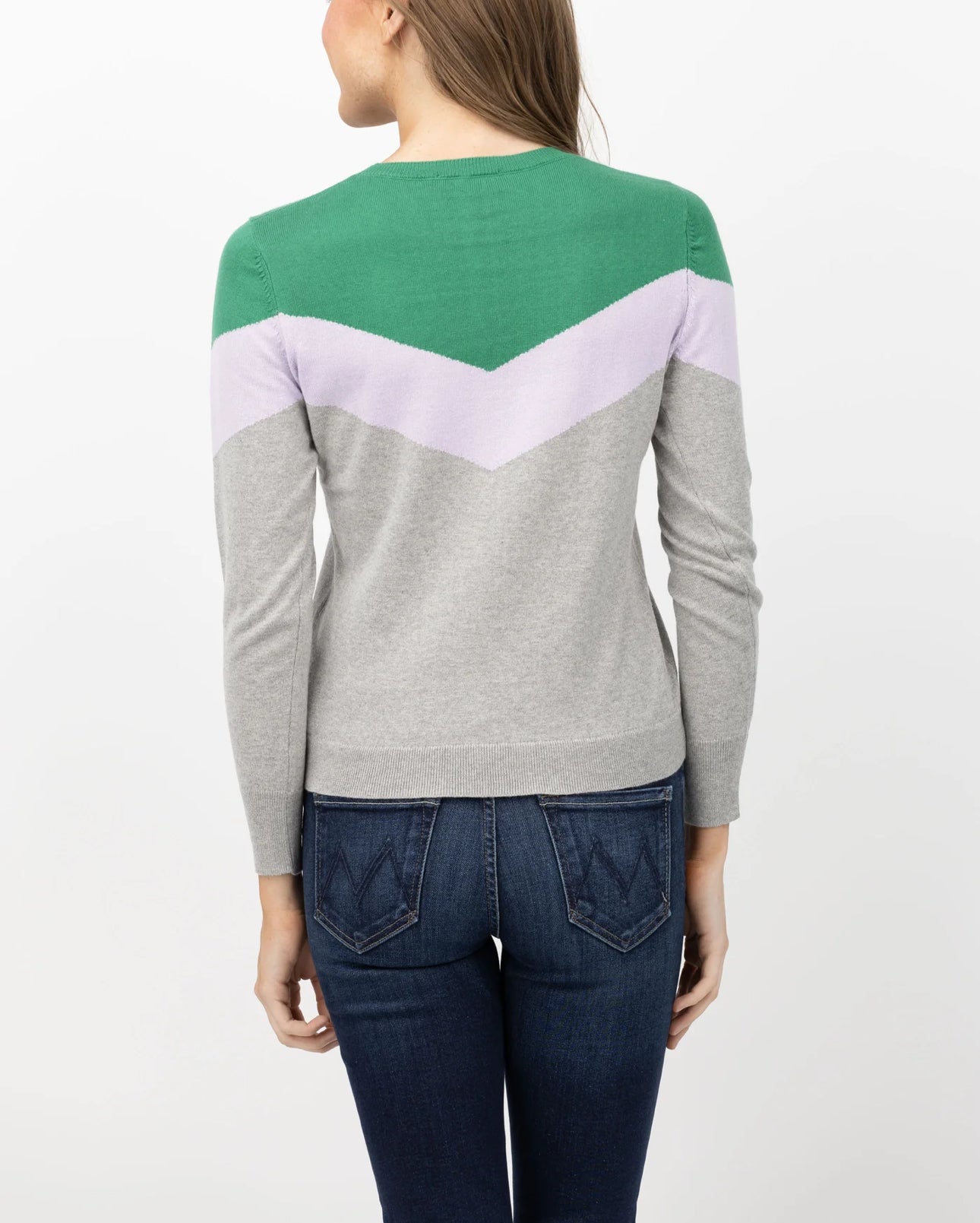 J. Society Chevron Sweater - Heather