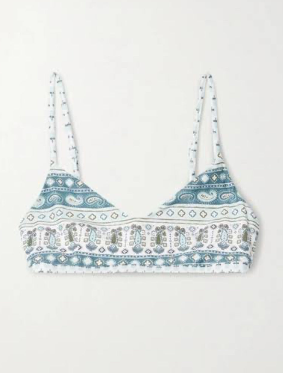 The Upside Fortuna Paisley Ballet Bra