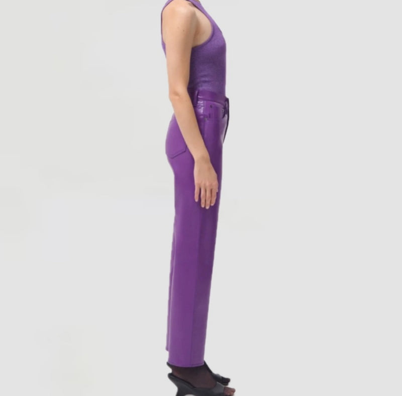 AGOLDE Denim 90s Recycled Leather Pinch Waist - Jam