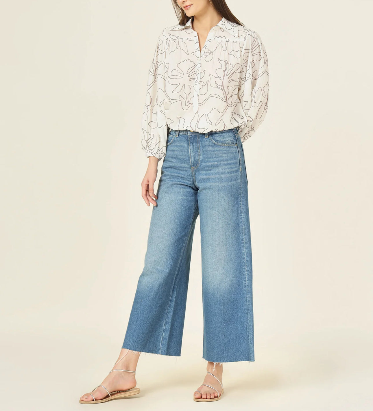 Omika Sierra Blouse - Uma Coconut