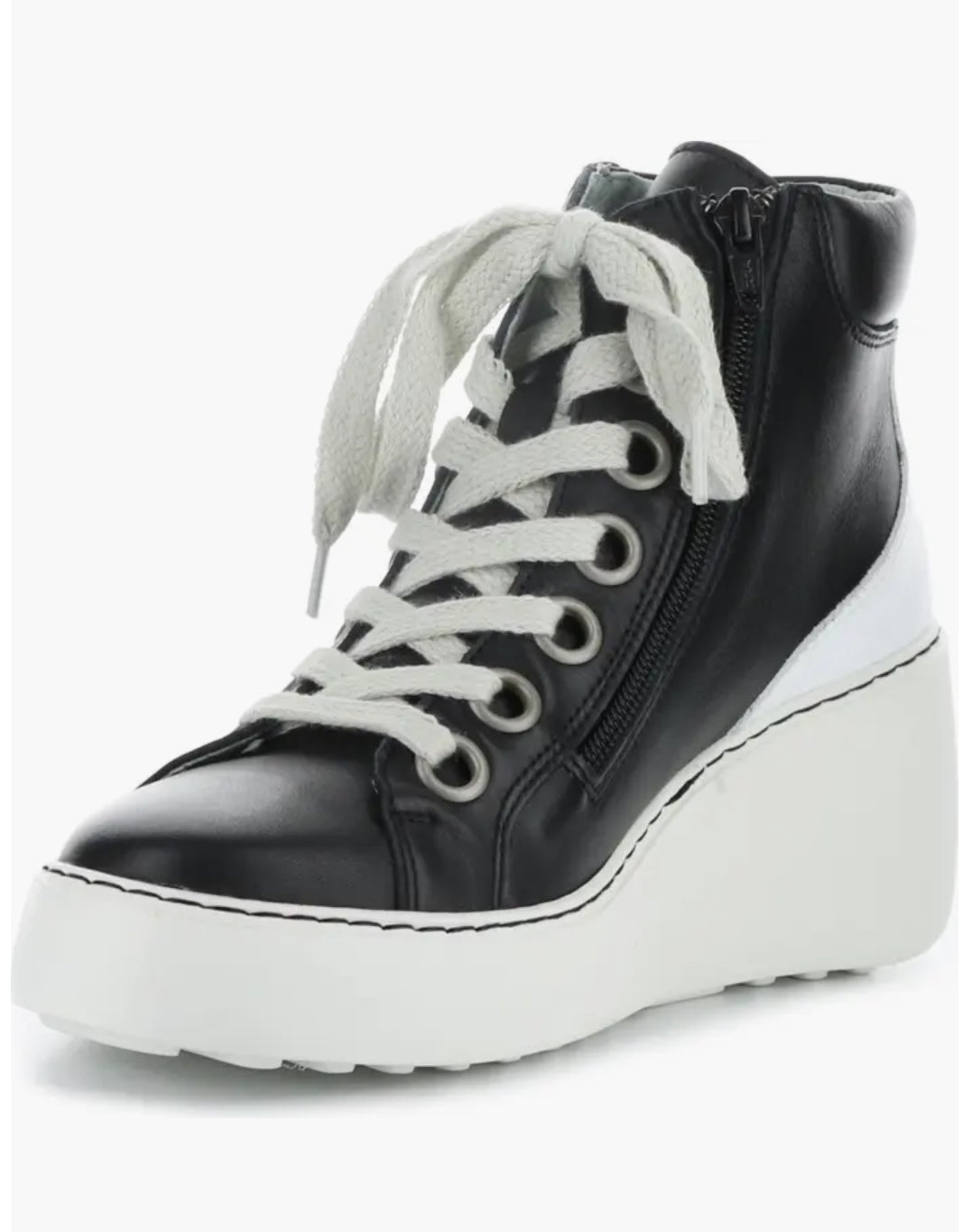 Fly London Dice Wedge Bootie - Black Dublin