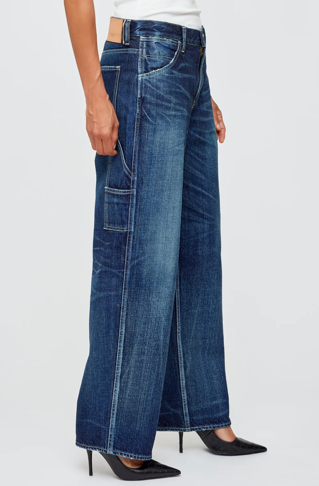 Moussy Vintage Barberville Painter Pants - 113 Dark Blue