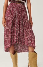 ba&sh Lenny Printed Midi Skirt